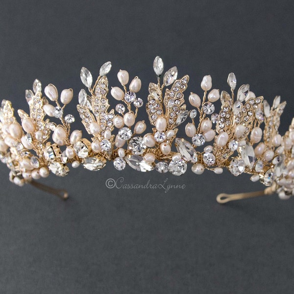 Gold Wedding Tiara Etsy