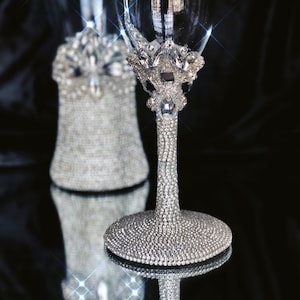 Kristallen Bruiloft Glazen, Bruid en Bruidegom Glazen, Bruiloft Champagne Fluit en Bier Mok, Bruiloft Receptie, Huwelijkscadeau