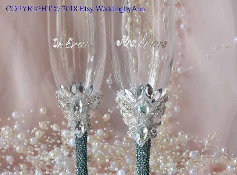 Royal Gold Wedding Champagne Flutes & Cake Server Set Cake Etsy