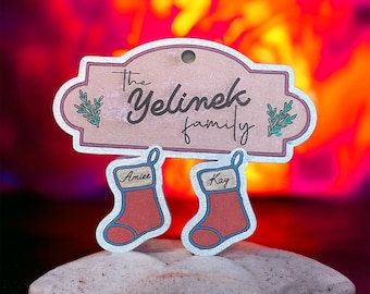 Family Stocking Ornaments - DIGITAL FILE ONLY