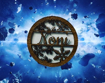 Christmas Ornament with Various Grandmother Names - DIGITAL FILE ONLY