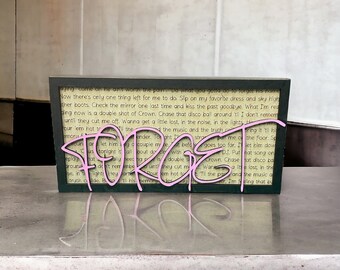 Song Lyric Stand and Frame - Hey Bartender - DIGITAL FILE ONLY