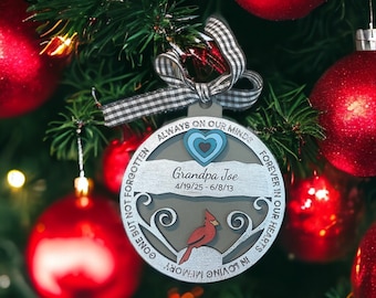 Memorial Cardinal Ornament - DIGITAL FILE ONLY