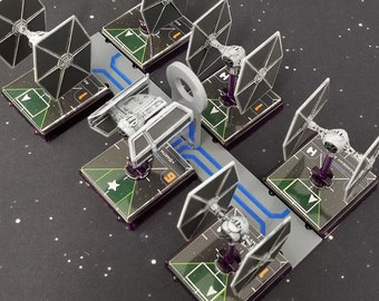 Wing position overlays for use with X-wing