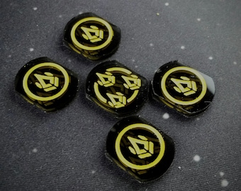 Victory tokens (double-sided) for use with X-wing Epic play