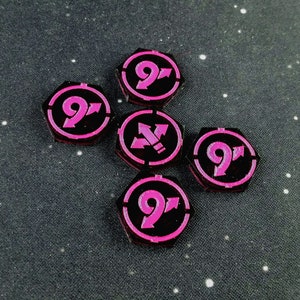 Boost/Barrel Roll Reminder Tokens for use with X-wing (Intuitive Controls)