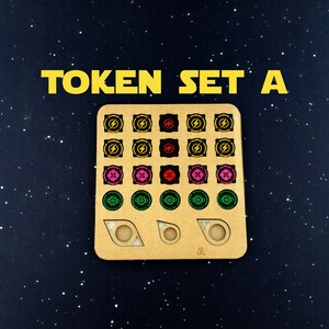 Token Set &quot;A&quot; (The New Stuff) for X-wing 2.0