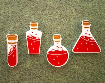Potion Tokens (5) for use with D&D 5e