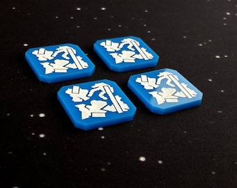 Debris Tokens (4) for use with Imperial Assault