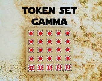 Damage Token Set for use with Star Wars Legion (25pcs)