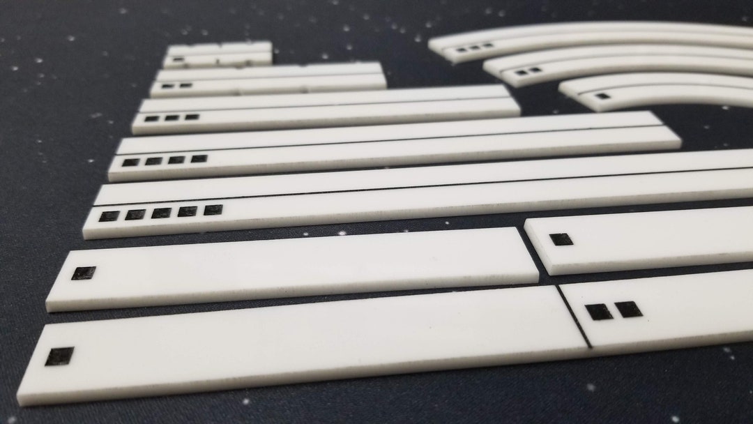Range Pip Lettering Templates and Range Rulers With