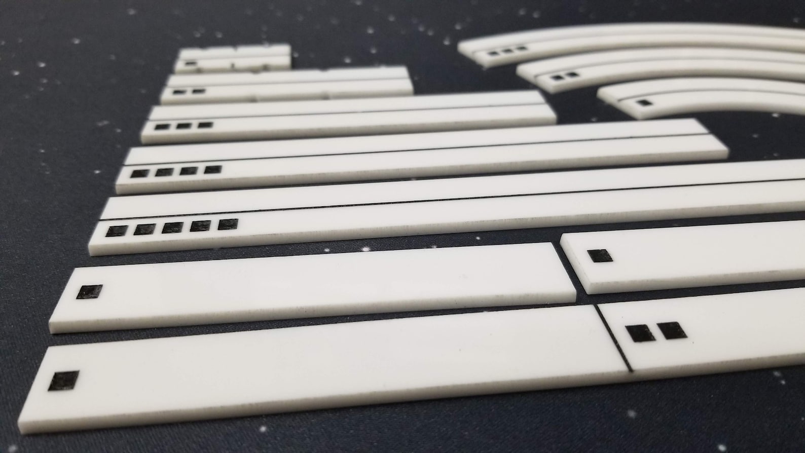Range Pip Lettering Templates and Range Rulers With