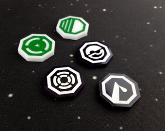 Acrylic Condition Tokens for use with Imperial Assault