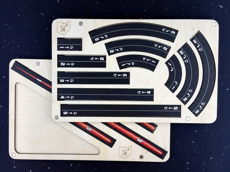 X-wing Template tray for Feldherr Mini half size tray image 2
