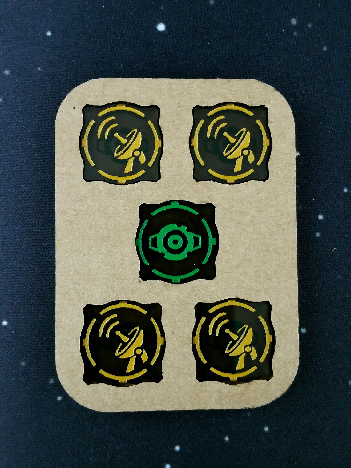 Passive Sensors Tokens 5 for Use With Xwing Miniatures 2.0 Etsy