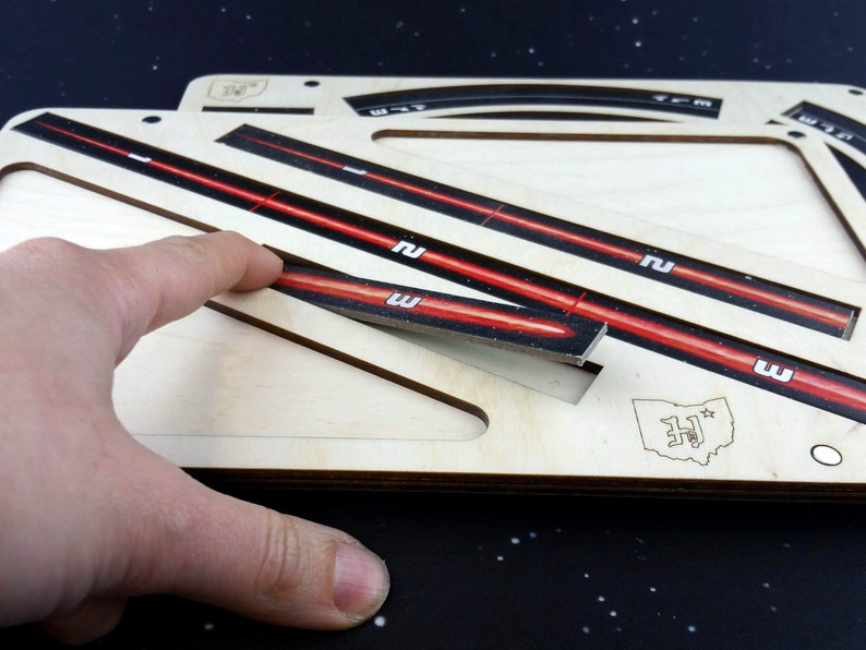 X-wing Template tray for Feldherr Mini half size tray image 3