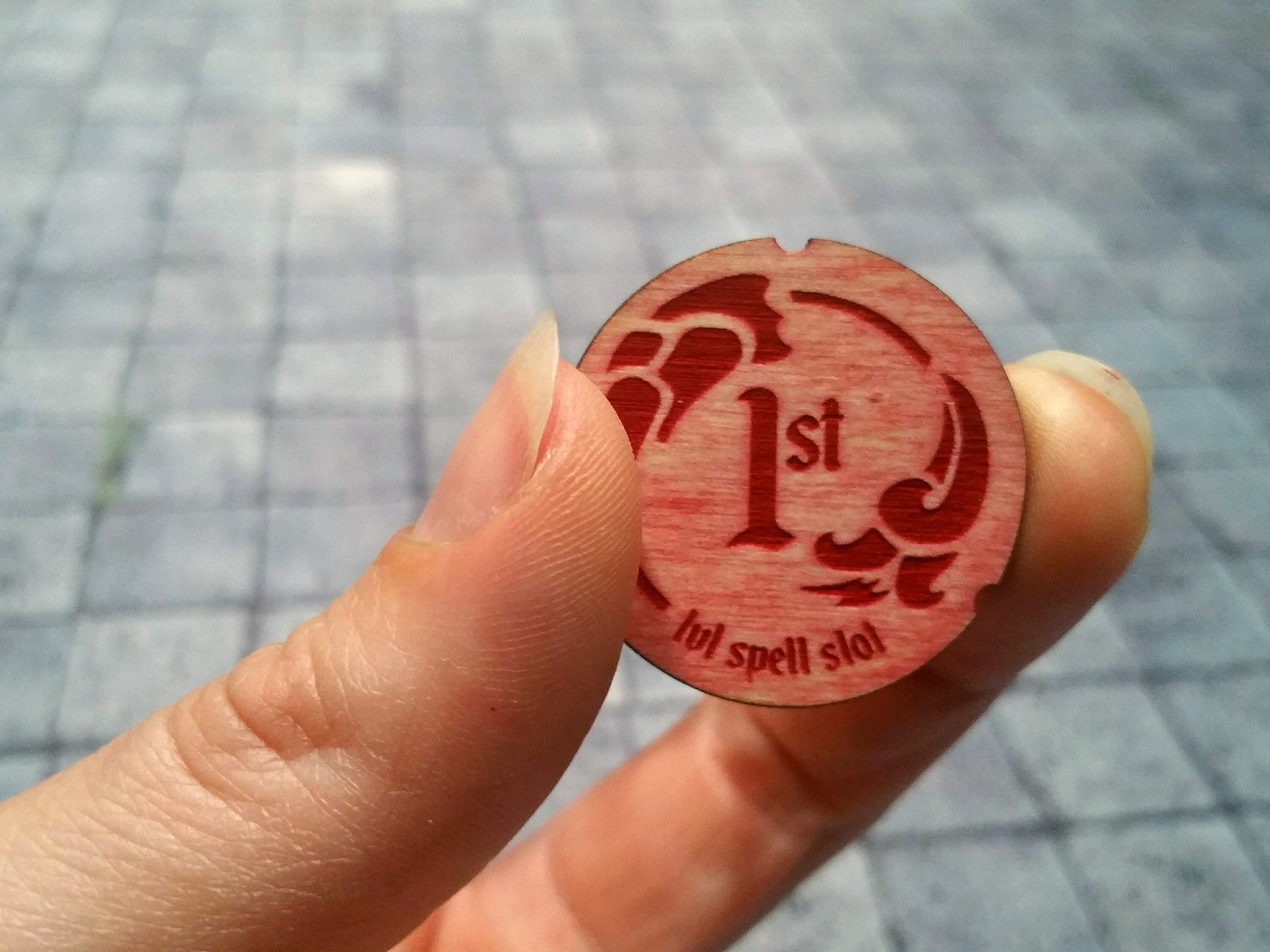 Spell Slot Tokens 22 for Use With D&amp;D 5e - Etsy UK