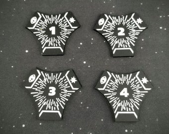 Hyperspace Markers (4) for use with X-wing Miniatures game