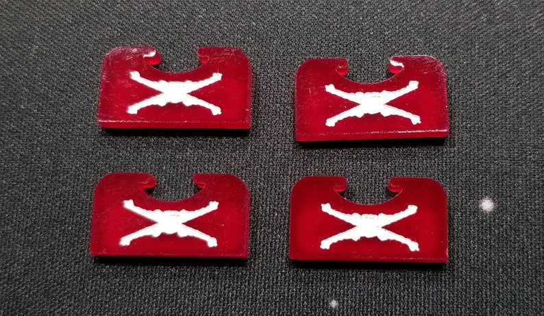 X-wing S-foils opened/closed tokens Set of 4 imagem 6