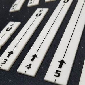 Full Set of Acrylic 2.0 Templates and Range Rulers for use with X-wing