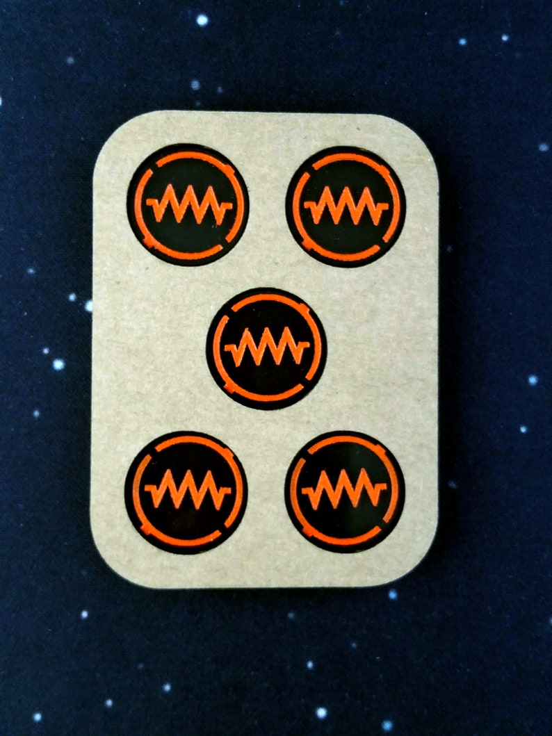 Jam Tokens for Use With Xwing Miniatures Game 2.0 Etsy
