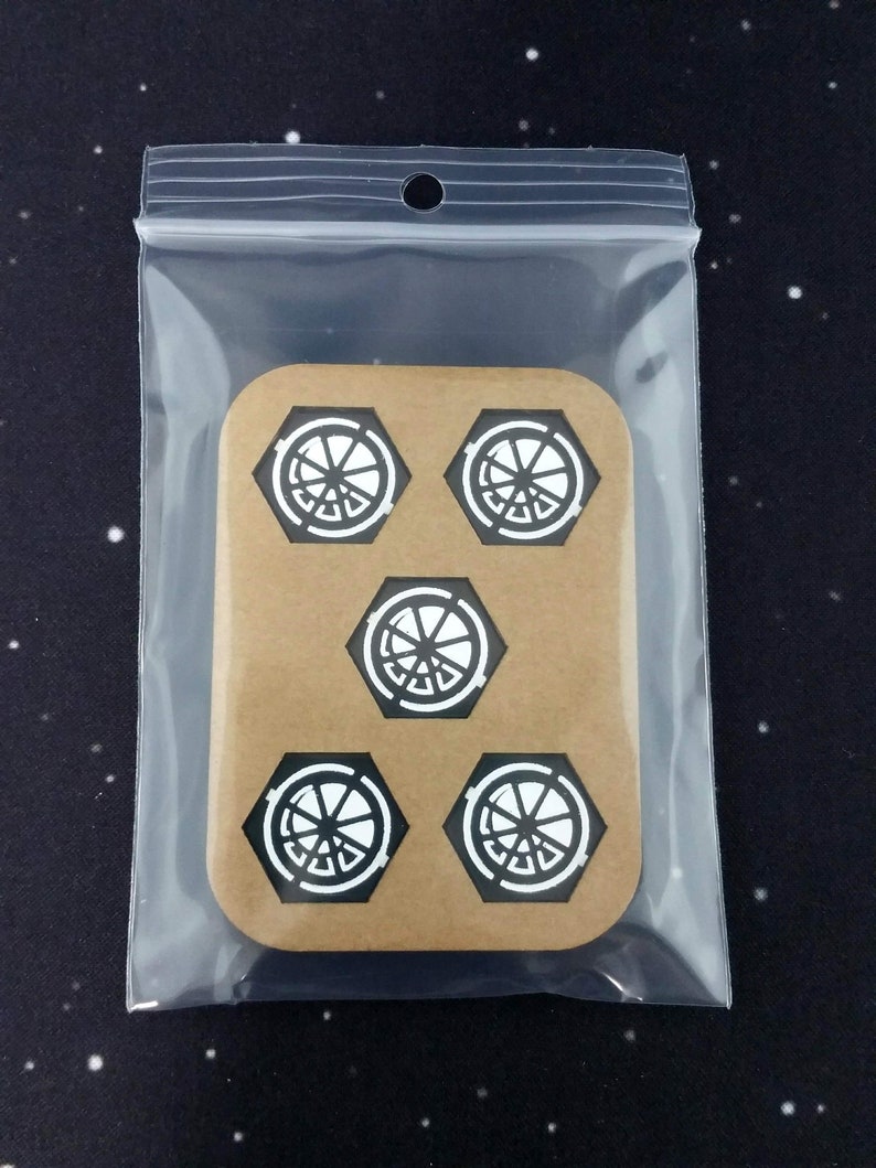 Fuse Markers 5 for use with Xwing Miniatures Game Etsy