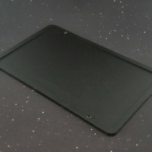 All Acrylic token tray for use with X-wing Miniatures Game (matte black)