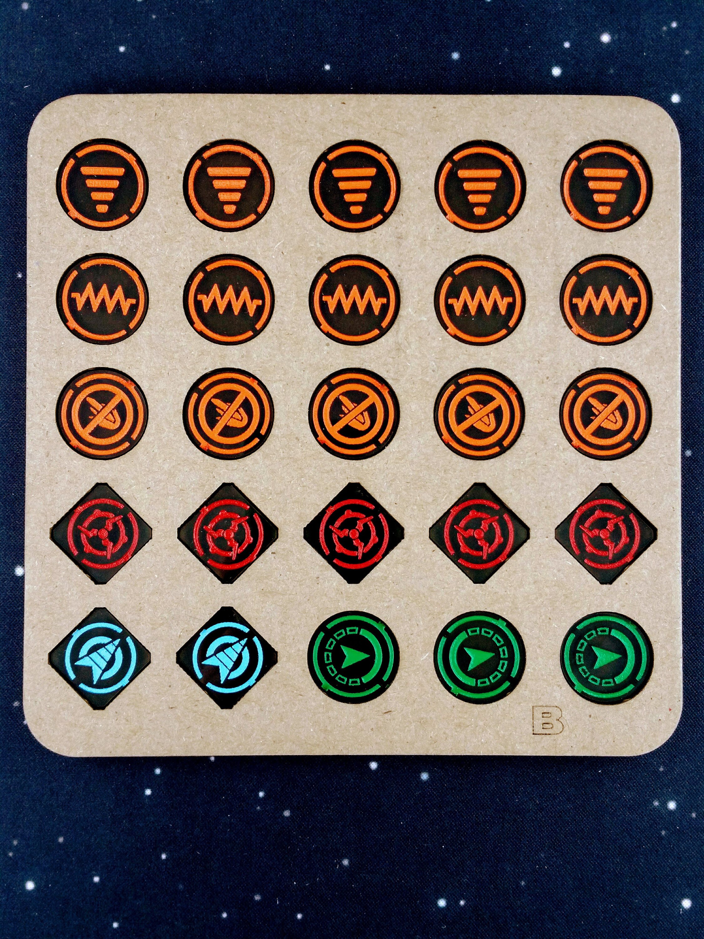 Token Set b status Tokens for Xwing 2.0 Etsy Singapore