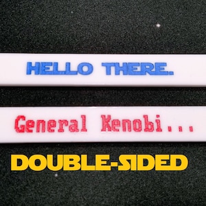 Hallo dort/General Kenobi doppelseitiger Range 1-Lineal für den Einsatz mit X-wing Miniatures Game