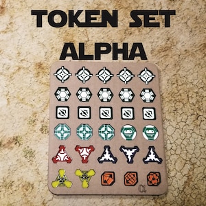 Set di gettoni Alfa da utilizzare con Star Wars: Legion