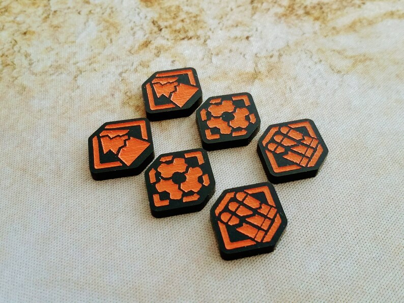 Vehicle Damage Tokens for Use With Star Wars Legion Etsy