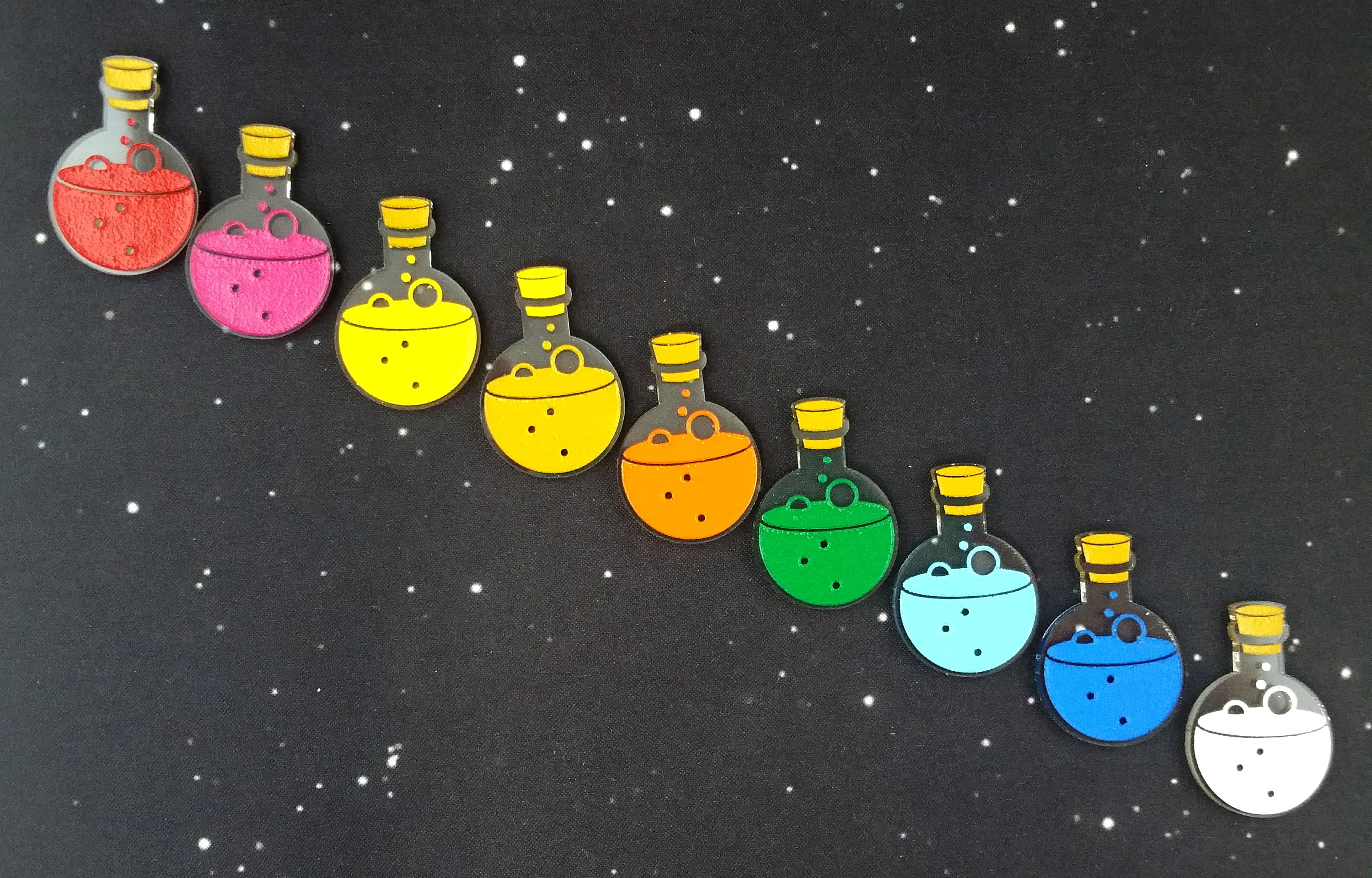 Potion Tokens 5 for Use With D&amp;D 5e - Etsy UK