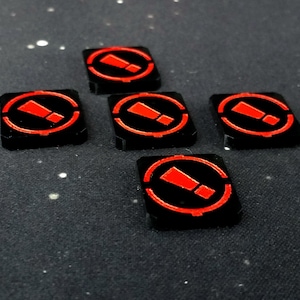 Stress Tokens (5) for use with X-wing Miniatures Game 2.0