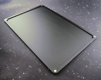 All Acrylic token tray for use with X-wing Miniatures Game (matte black)