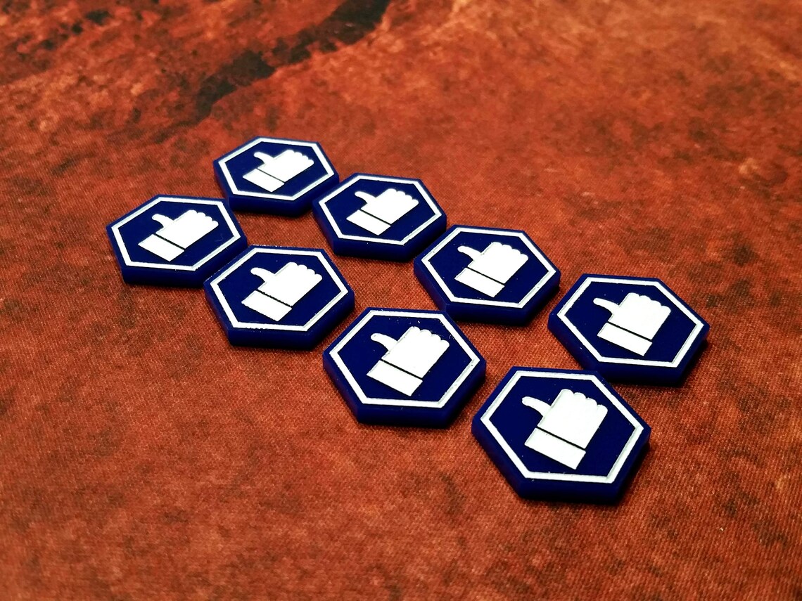 Gaslands Painted Acrylic Tokens Set | Etsy