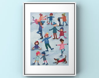 Get your skates on - A3 print