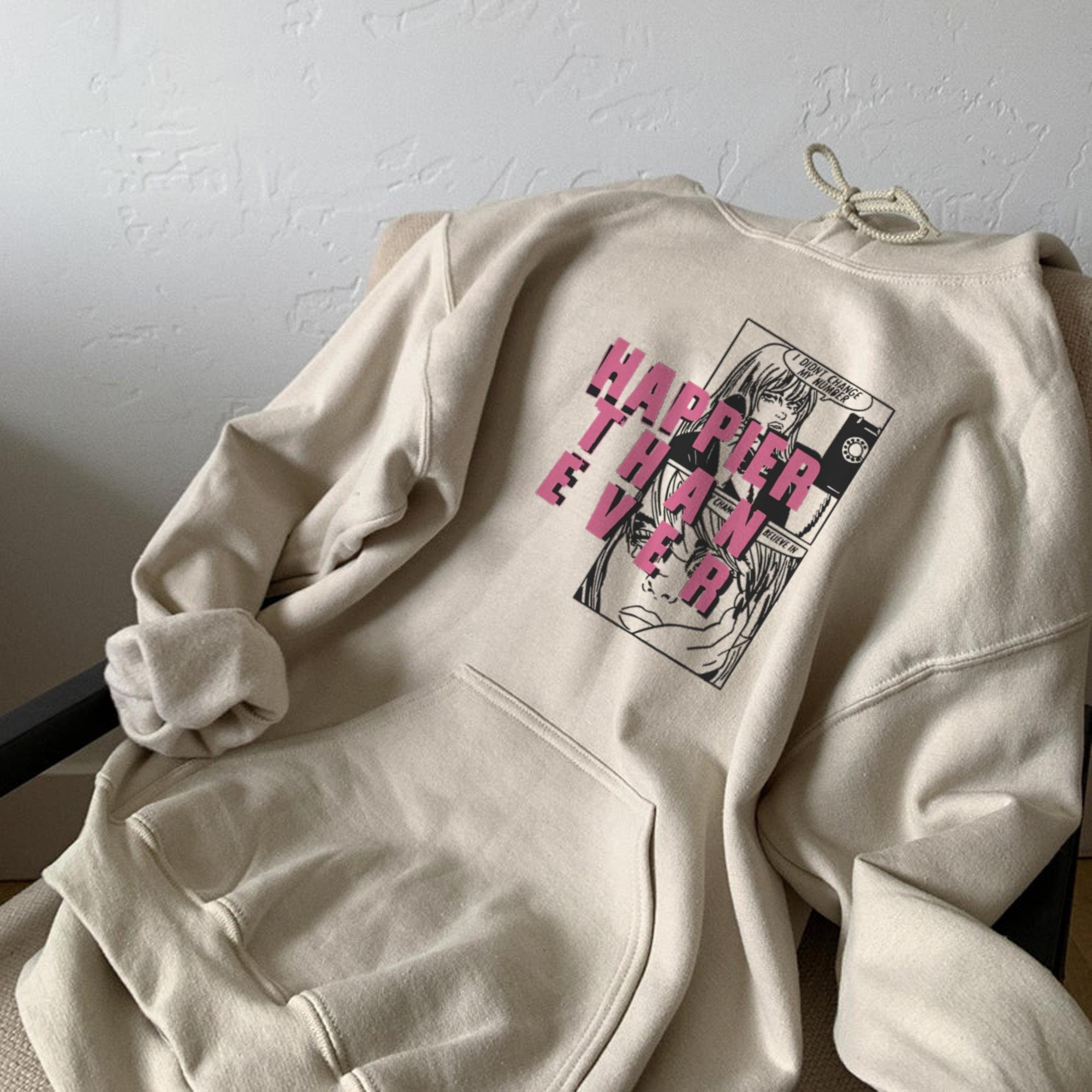 Discover Happier Than Ever I Didn't Change My Number Billie Sweatshirt