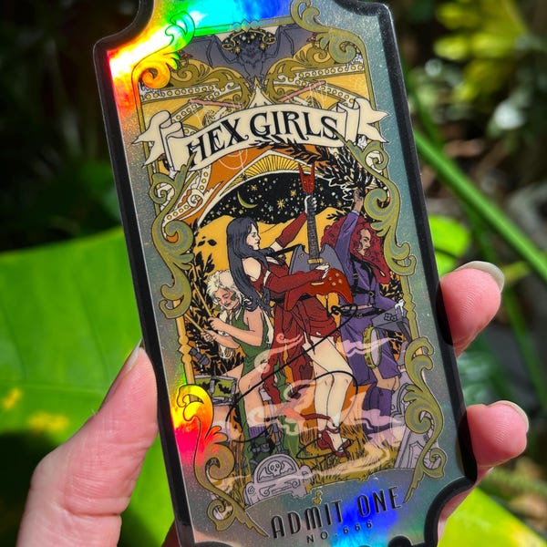 Magical Girls concert ticket sticker