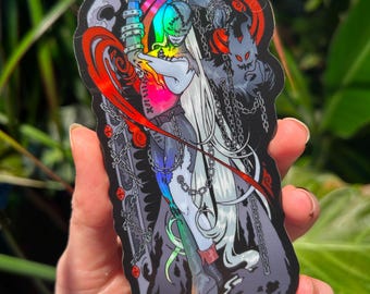 devil girl Sticker
