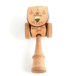 Leather Kendama Holster / laser-cut / Handcrafted in Portland, Oregon