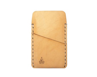 Capa de couro para iPhone 6 e 7, capa feita à mão para iPhone, carteira de couro para iPhone, feita à mão em Portland, Oregon
