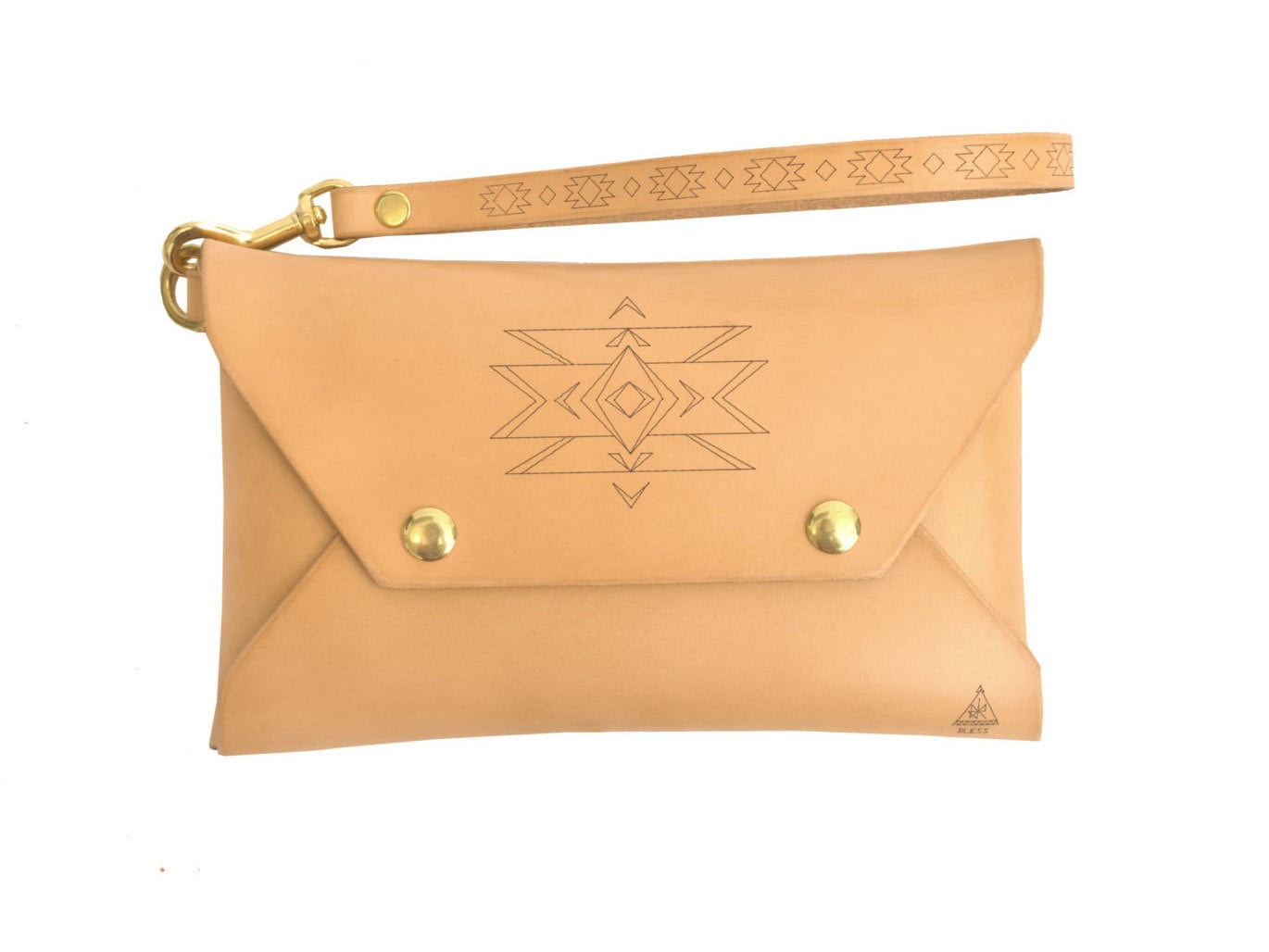 Denim Envelope Clutch
