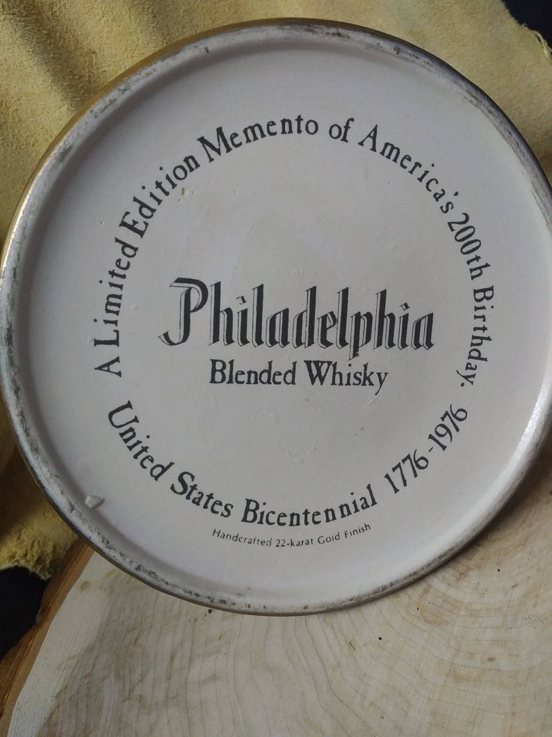 Jim Beam 1976 Liberty Bell whiskey decanter Etsy