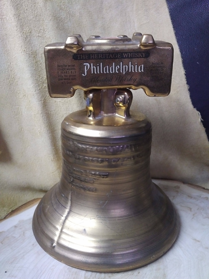 Jim Beam 1976 Liberty Bell whiskey decanter Etsy