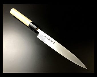Japanese Chef Knife Aritsugu Petty Utility 180 mm 7&quot; Alloy Steel Sheath Gift