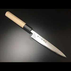 Japanese Chef Knife Aritsugu Petty Utility 140 mm 5.5&quot; Alloy Steel Sheath Gift