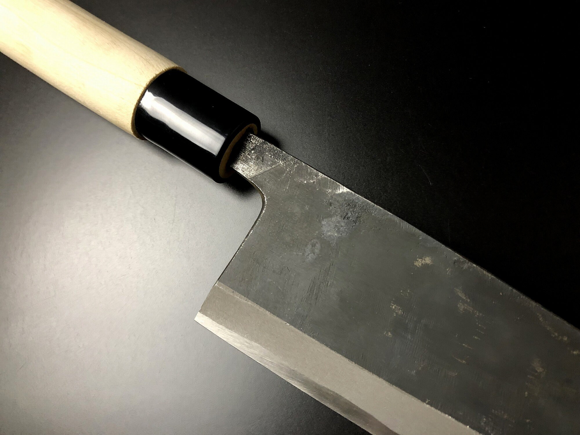 Japan Knife Aritsugu Chef Knife Black Deba Knife Sword Gift White Steel