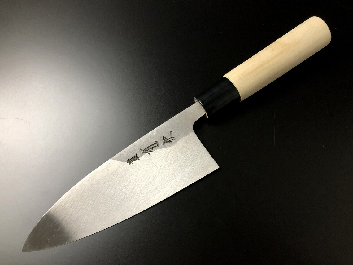Japan Knife Aritsugu Chef Knife Black Deba Knife Sword Gift Etsy