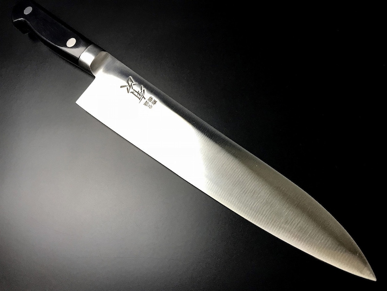 Japanese Chef's Knife ARITSUGU Carbon Steel Gyuto 240mm Etsy
