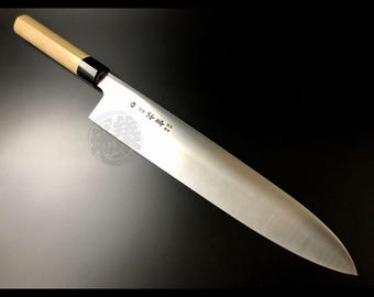 Japanese Chef Knife Aritsugu Gyuto 240 mm 9" S AUS-10 Steel Gift